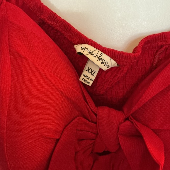 Kohl's Speechless Vibrant Red Dress or Tunic XXL NWT - Picture 5 of 11